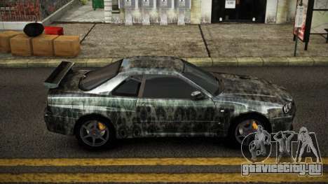 Nissan Skyline R34 Erxah S5 для GTA 4