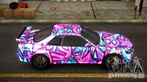 Nissan Skyline R34 Erxah S14 для GTA 4