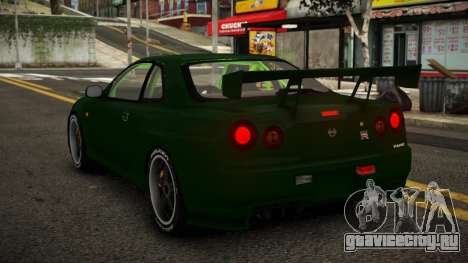 Nissan Skyline R34 Yuvfopi для GTA 4
