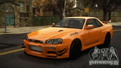 Nissan Skyline R34 Kazu для GTA 4
