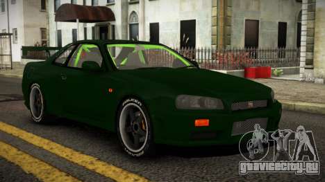 Nissan Skyline R34 Yuvfopi для GTA 4