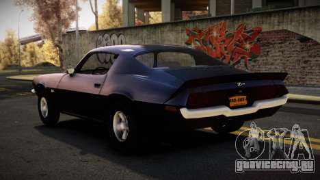 Chevrolet Camaro Tutmay для GTA 4