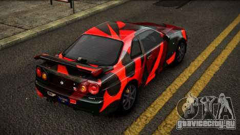 Nissan Skyline R34 Erxah S7 для GTA 4