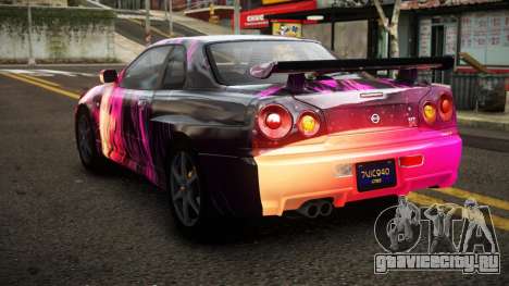 Nissan Skyline R34 Erxah S9 для GTA 4