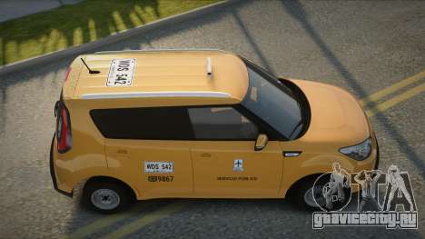 Kia Soul Taxi 15th для GTA San Andreas