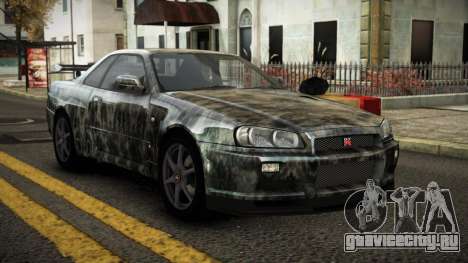 Nissan Skyline R34 Erxah S5 для GTA 4