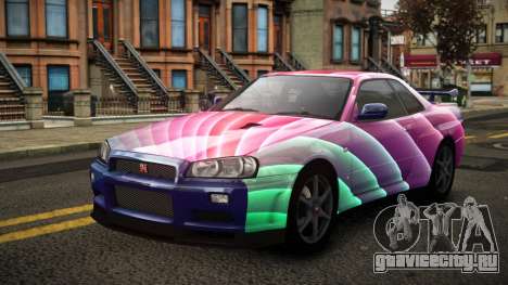 Nissan Skyline R34 Erxah S10 для GTA 4