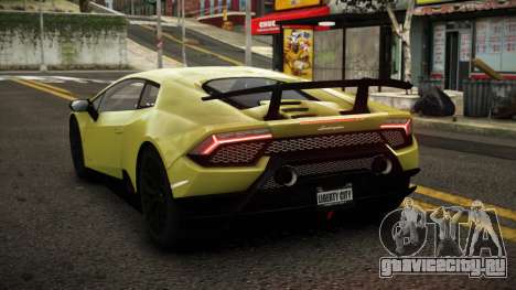 Lamborghini Huracan Nerael для GTA 4