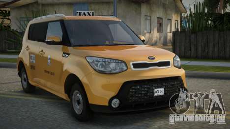 Kia Soul Taxi 15th для GTA San Andreas