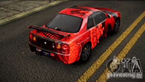 Nissan Skyline R34 Erxah S1 для GTA 4