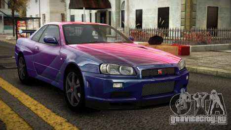 Nissan Skyline R34 Erxah S10 для GTA 4
