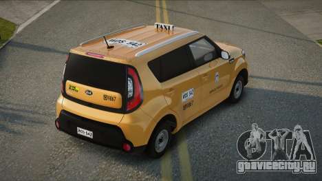 Kia Soul Taxi 15th для GTA San Andreas
