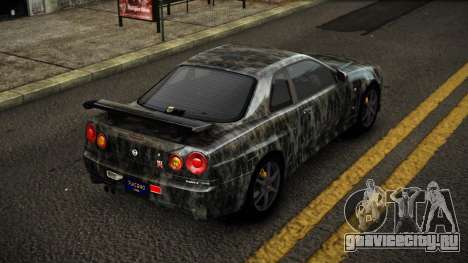 Nissan Skyline R34 Erxah S5 для GTA 4