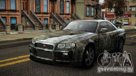 Nissan Skyline R34 Erxah S5 для GTA 4