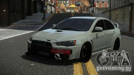 Mitsubishi Lancer Evolution X Deixe для GTA 4