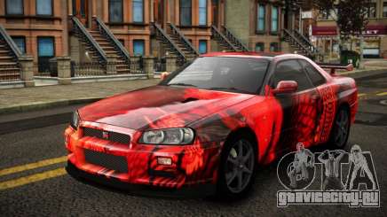 Nissan Skyline R34 Erxah S1 для GTA 4