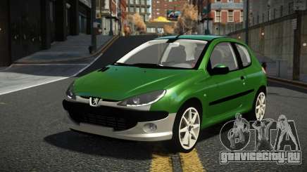 Peugeot 206 Poboh для GTA 4