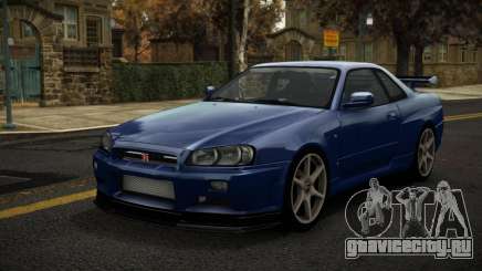 Nissan Skyline R34 Doofe для GTA 4