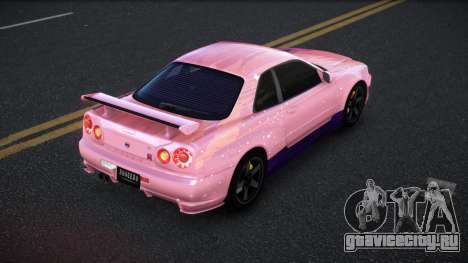 Nissan Skyline R34 Selyn S10 для GTA 4