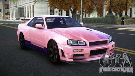 Nissan Skyline R34 Selyn S10 для GTA 4
