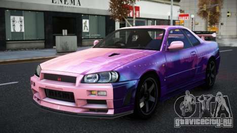 Nissan Skyline R34 Selyn S10 для GTA 4