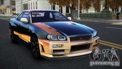 Nissan Skyline R34 Selyn S3 для GTA 4
