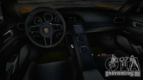 Porsche 918 Spyder Yellow для GTA San Andreas
