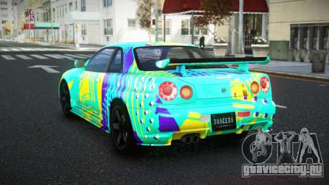 Nissan Skyline R34 Selyn S6 для GTA 4