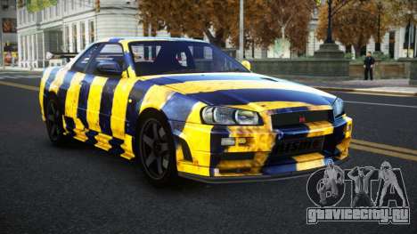 Nissan Skyline R34 Selyn S14 для GTA 4
