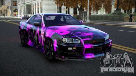 Nissan Skyline R34 Selyn S1 для GTA 4