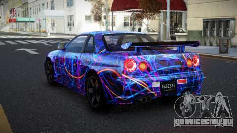 Nissan Skyline R34 Selyn S5 для GTA 4