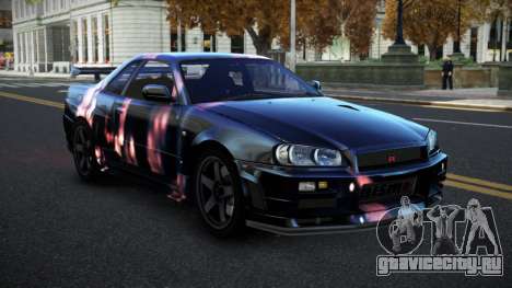 Nissan Skyline R34 Selyn S4 для GTA 4
