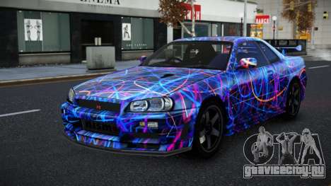 Nissan Skyline R34 Selyn S5 для GTA 4