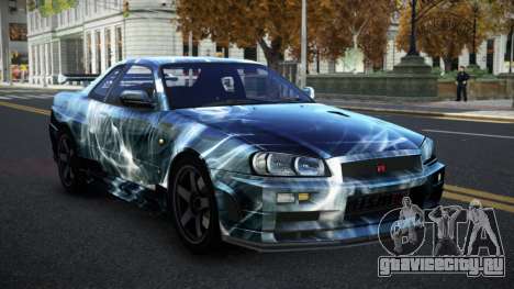 Nissan Skyline R34 Selyn S7 для GTA 4