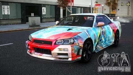 Nissan Skyline R34 Selyn S9 для GTA 4