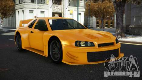 Nissan Skyline R34 Lowewat для GTA 4