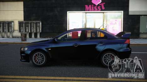 Mitsubishi Lancer Evolution X Zivir для GTA 4