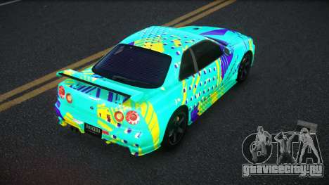 Nissan Skyline R34 Selyn S6 для GTA 4