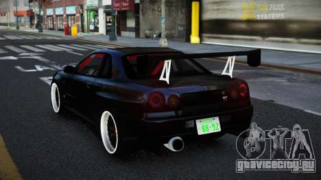 Nissan Skyline R34 Kuwmum для GTA 4
