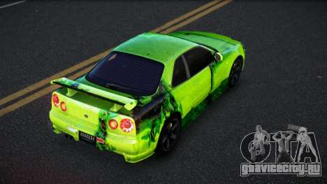 Nissan Skyline R34 Selyn S8 для GTA 4
