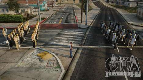 Уличные войны банд (30 против 30) для GTA San Andreas