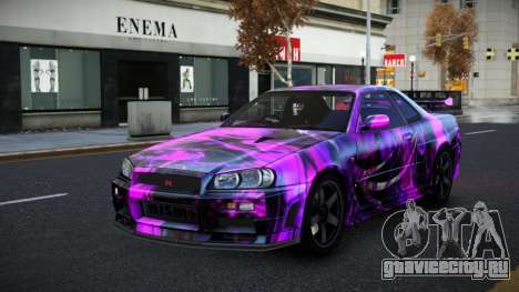 Nissan Skyline R34 Selyn S1 для GTA 4