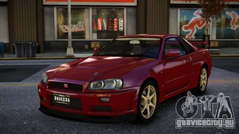 Nissan Skyline R34 Xegib для GTA 4