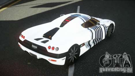Koenigsegg CCX Reyen S5 для GTA 4