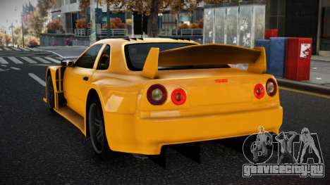 Nissan Skyline R34 Lowewat для GTA 4