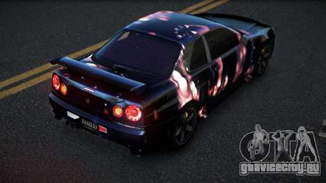 Nissan Skyline R34 Selyn S4 для GTA 4