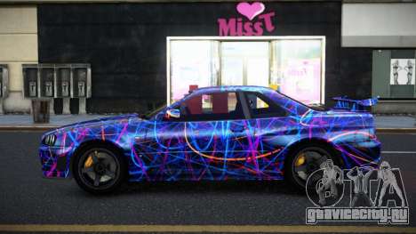 Nissan Skyline R34 Selyn S5 для GTA 4