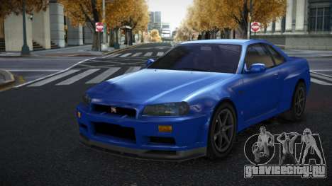 Nissan Skyline R34 Xavkoto для GTA 4