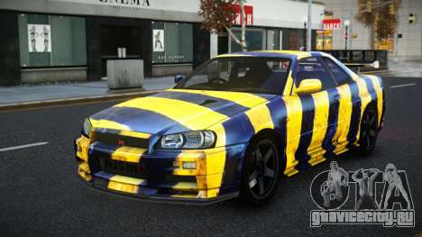 Nissan Skyline R34 Selyn S14 для GTA 4