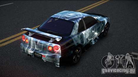 Nissan Skyline R34 Selyn S7 для GTA 4